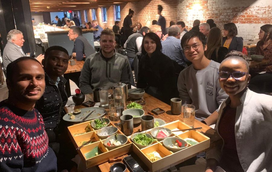Musah Lab at Duke University Group Dine Around Dec 2019